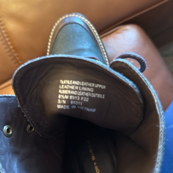 Tory Burch Miller Lug Sole Heel Lace Up Boot - Picture 10 of 10